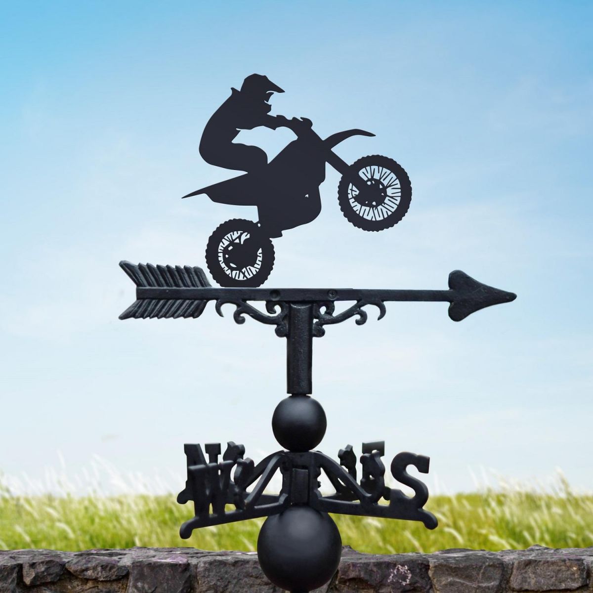 Dirt Bike Weathervane 