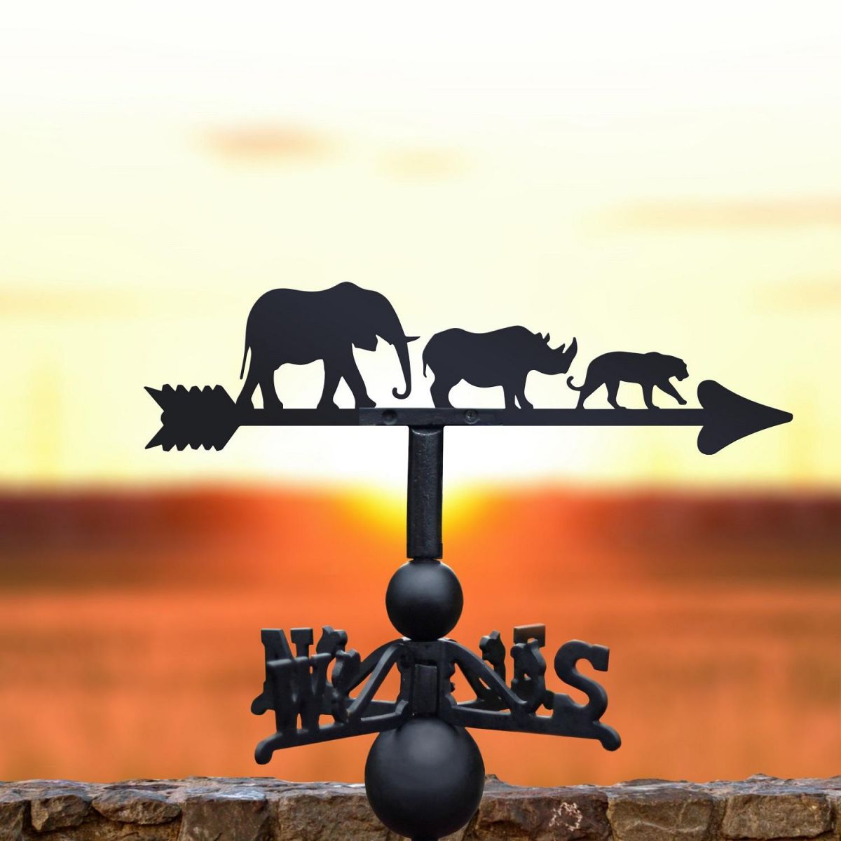 Safari Animals Weathervane 