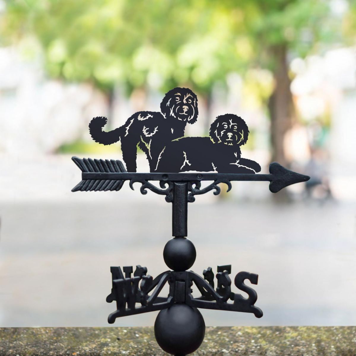 Two Cockapoos Weathervane
