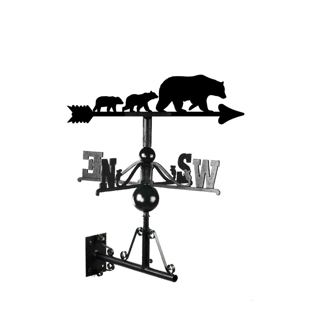 Three Bear Weathervane in Full 