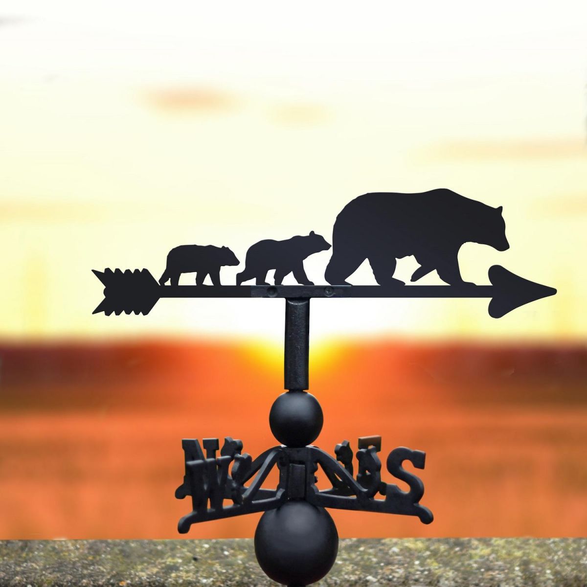 Three Bears Weathervane 
