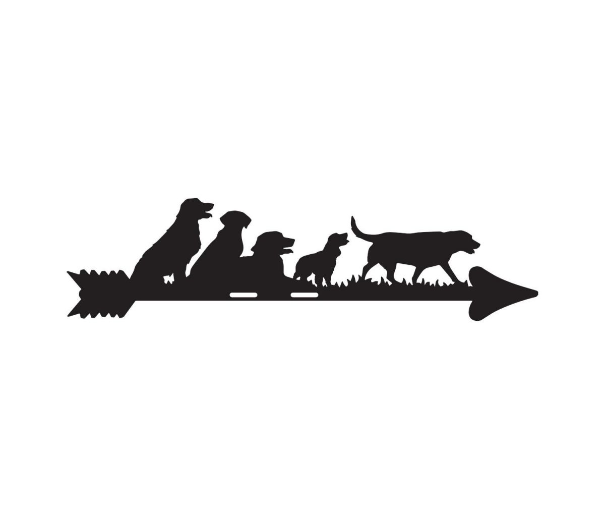 Close-Up of Group of Dogs Topper for Weathervane