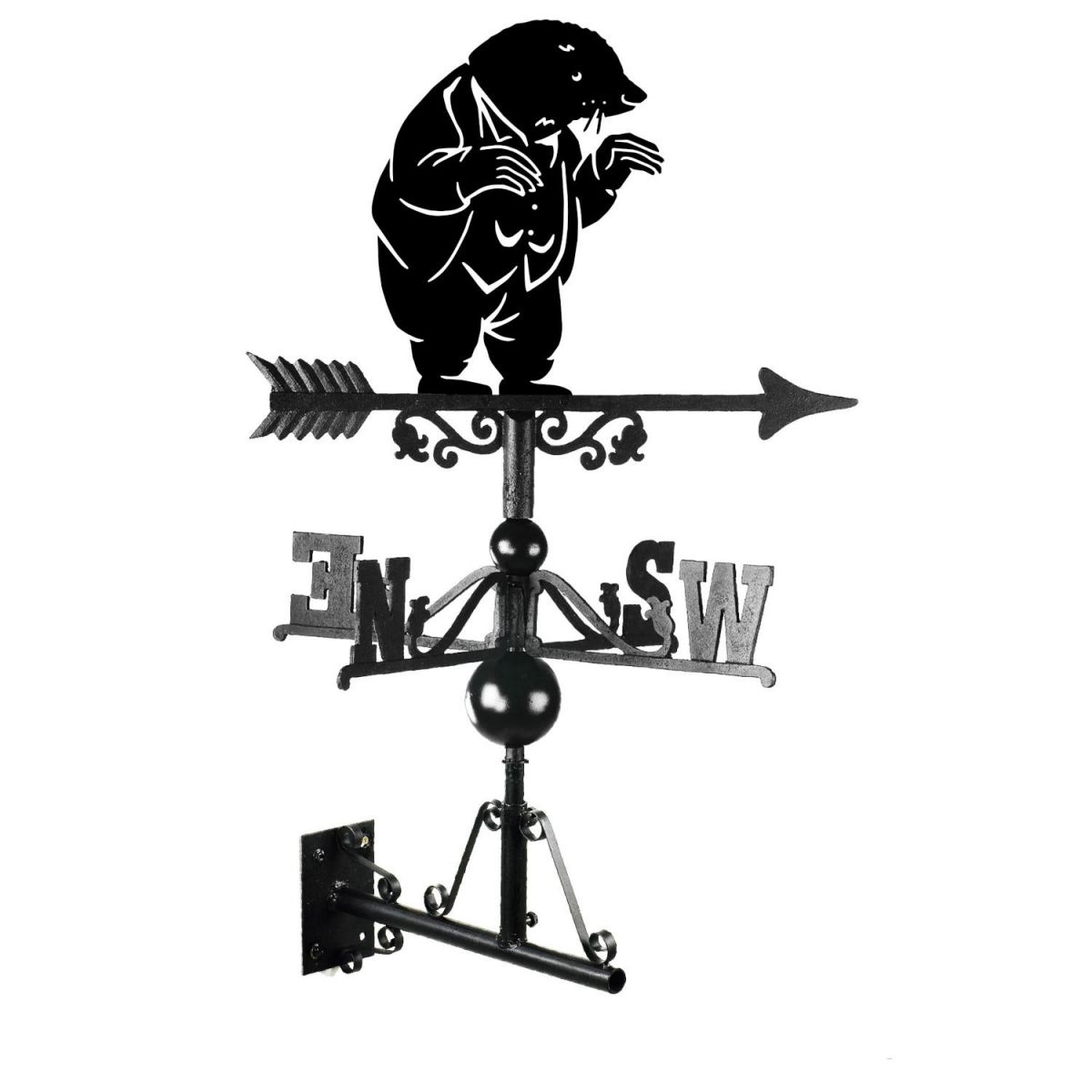 Mr Mole Weathervane Mounted