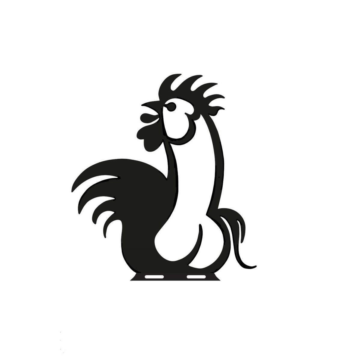 Close-Up of Cock"rel Topper for Weathervane