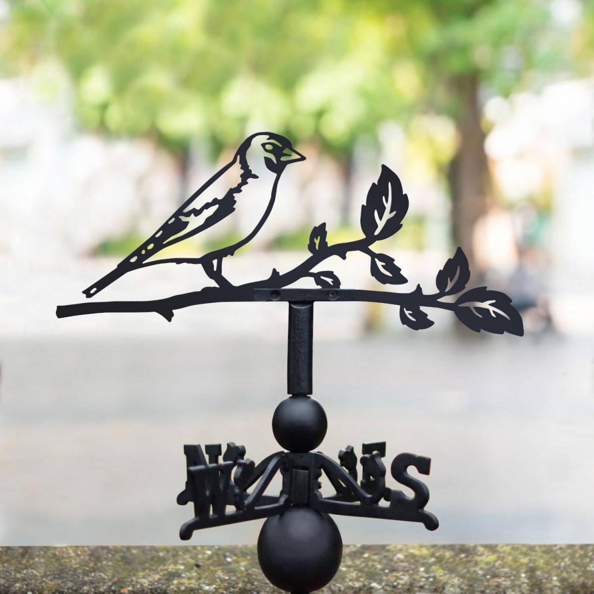 Goldfinch Weathervane in Location