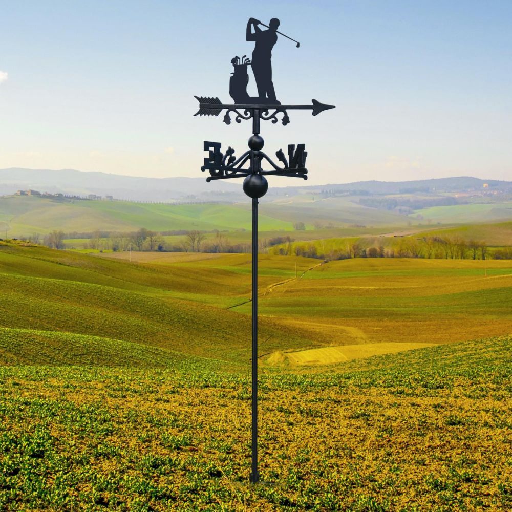 Golfer Free Standing Weathervane