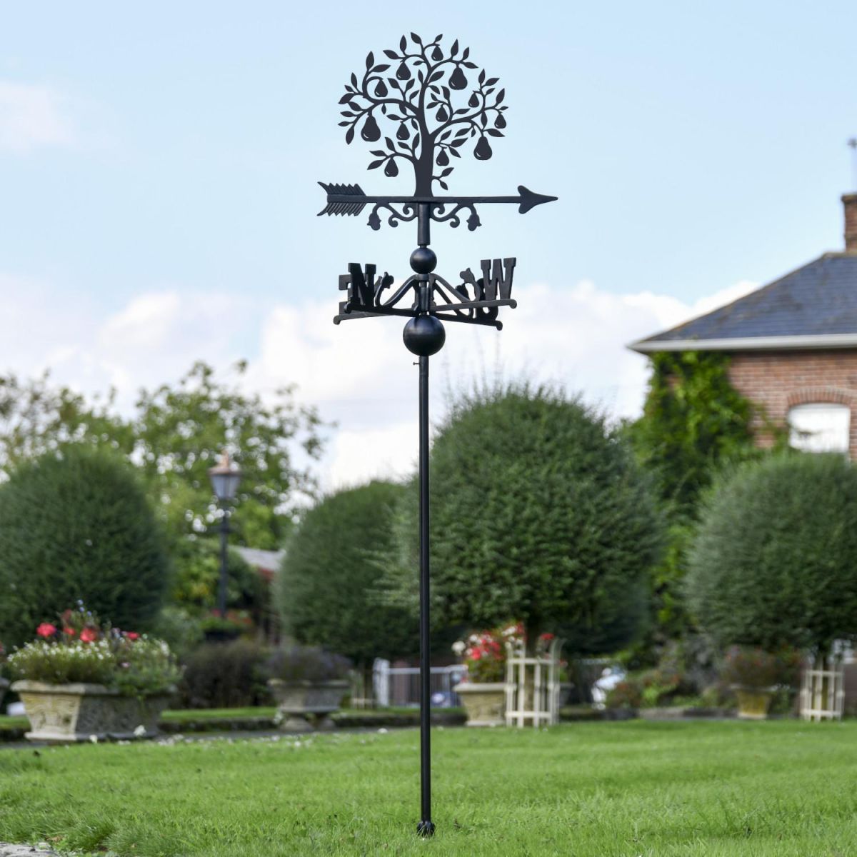  Pear Tree Free Standing Weathervane in Situ