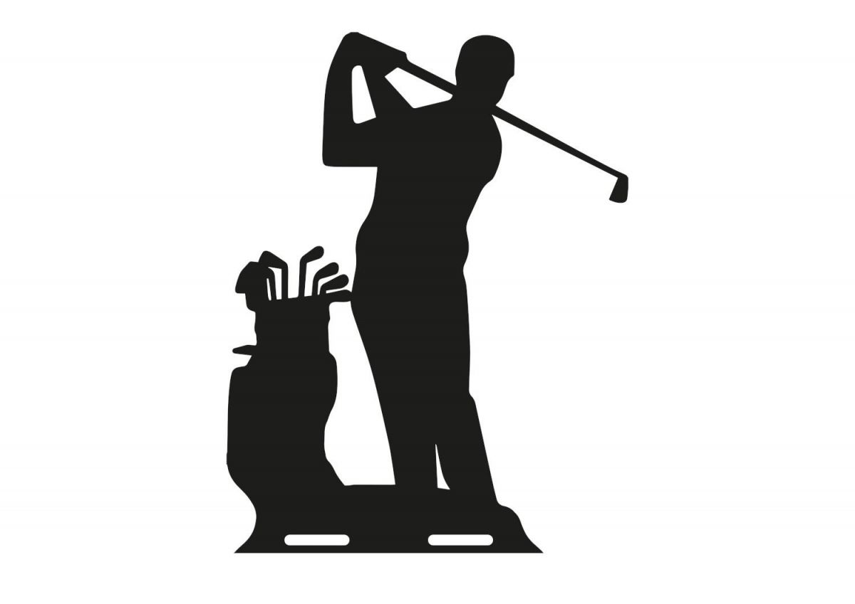 Close-Up of Golf Topper on Miniature Weathervane