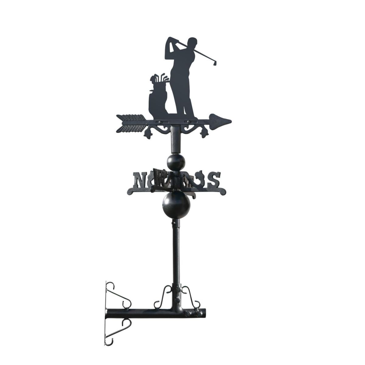 Mounted Golf Topper on Mini Weathervane
