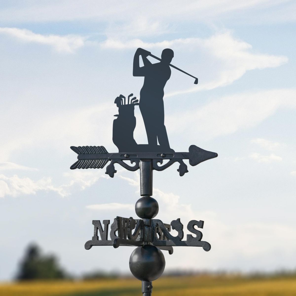 Golf Topper on Miniature Weathervane 