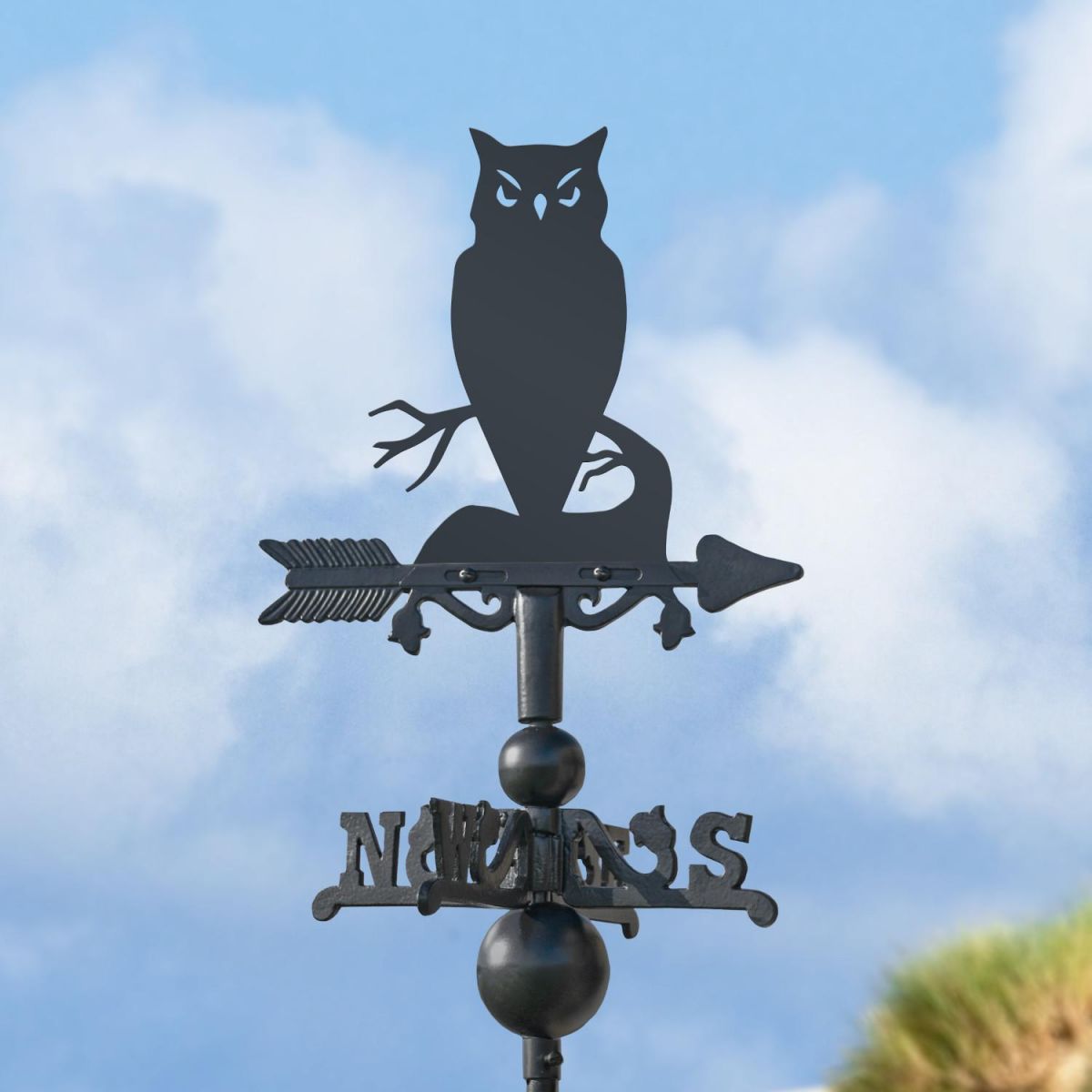 Miniature Weathervane with Owl