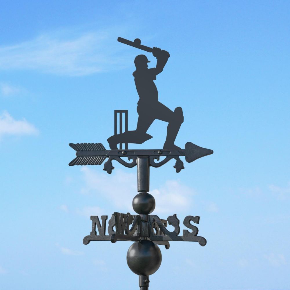 Cricketer Miniature Weathervane