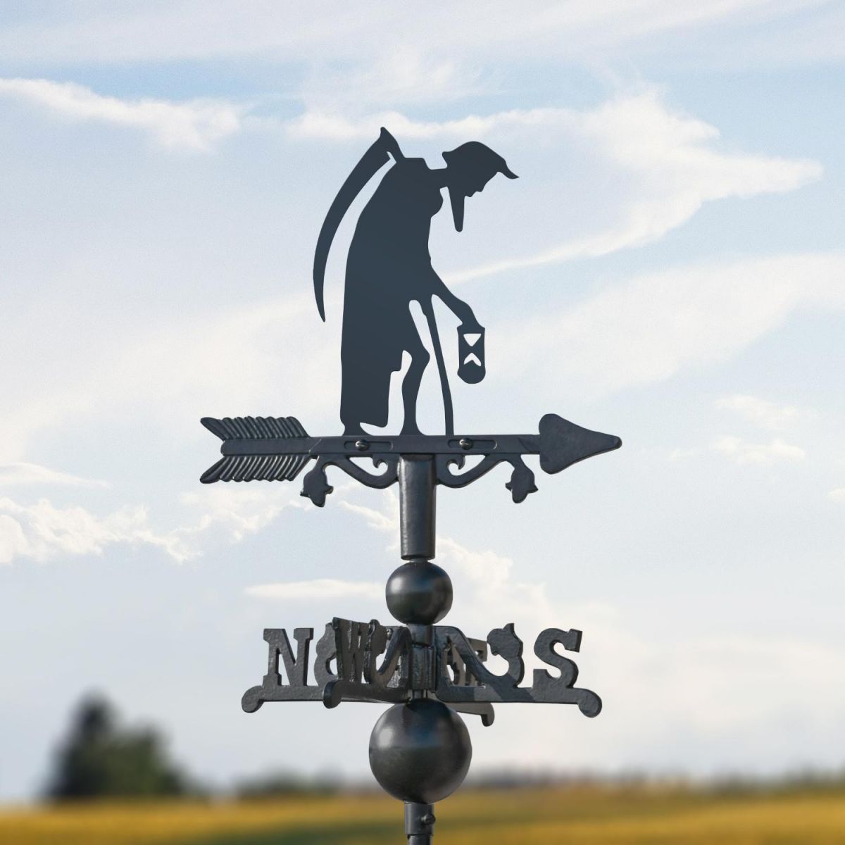 Old Father Time on Miniature Weathervane 