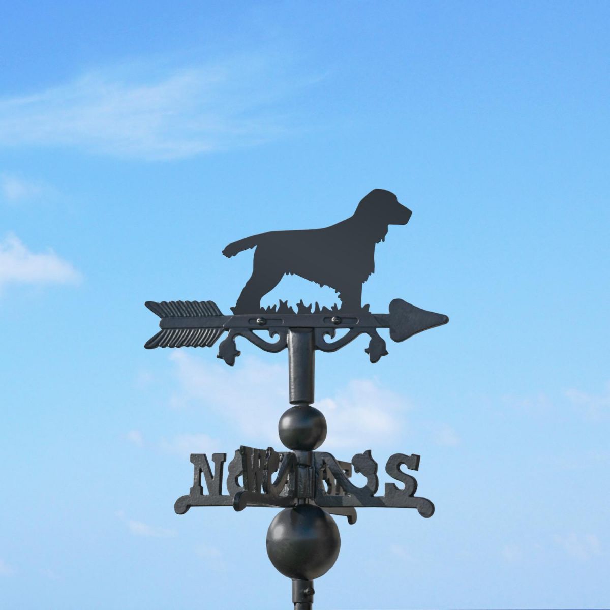 Cocker Spaniel on Mini Weathervane