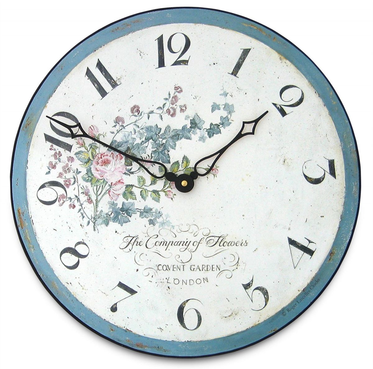 Covent Garden Climbing Rose Wall Clock