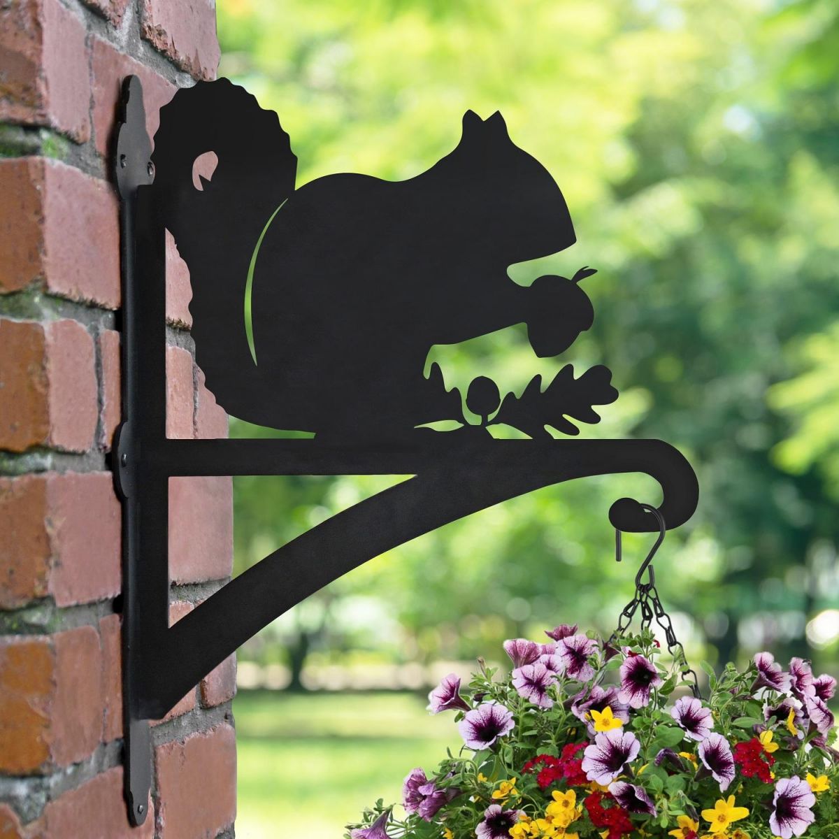 Close-up of the Squirrel Design on the Bracket