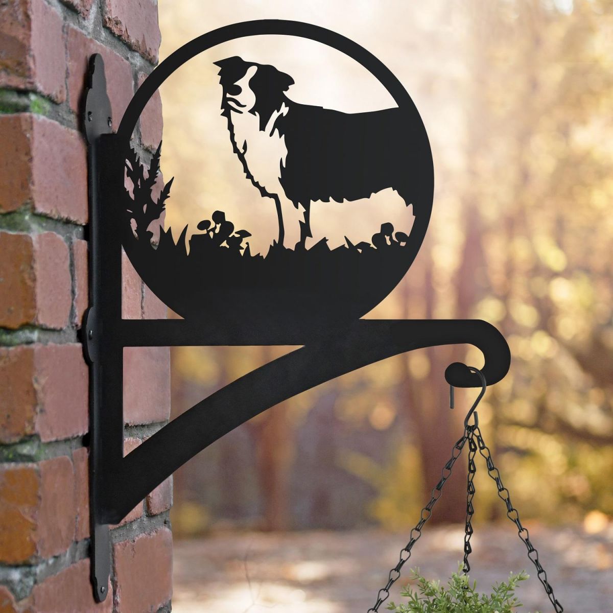 Border Collie Basket Bracket 