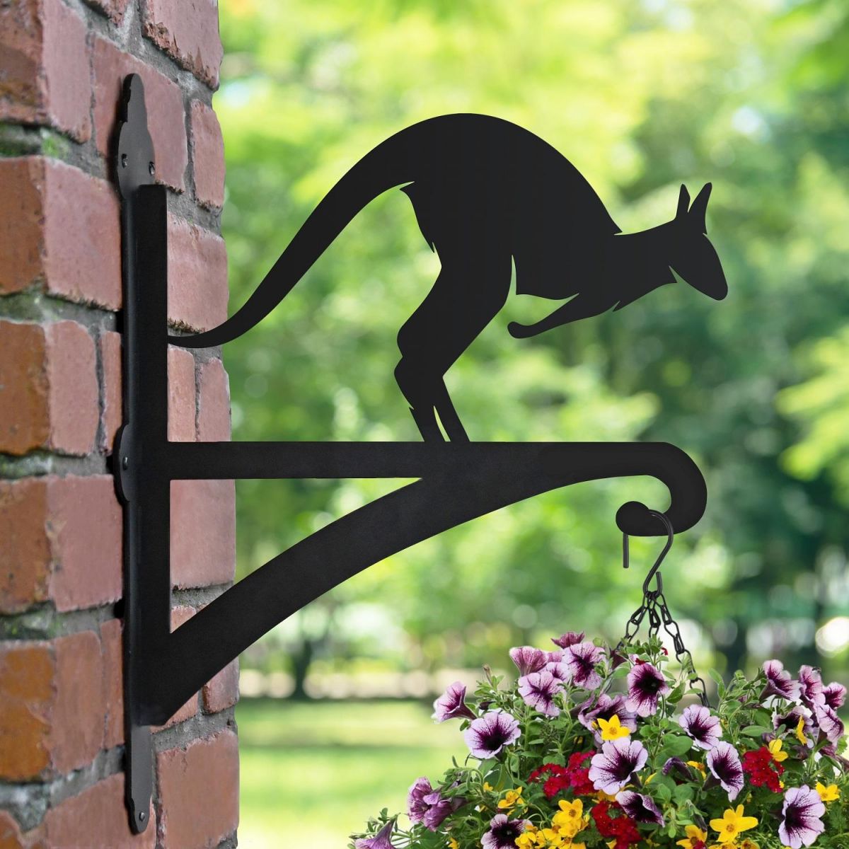 Side View of the Kangaroo Hanging Wall Bracket in Situ on a Brick Wall