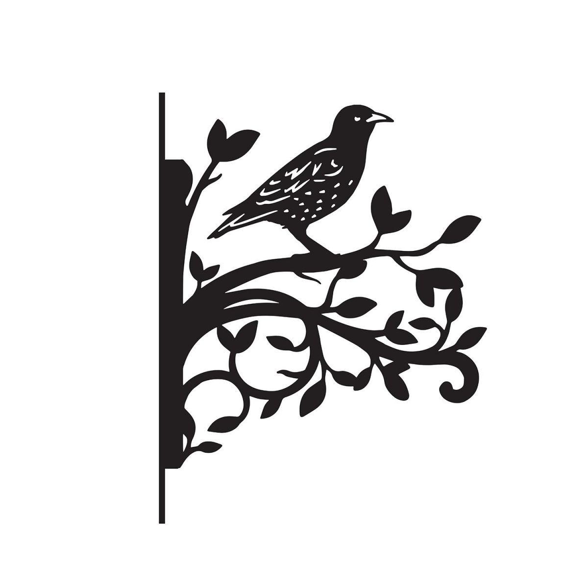 Starling Hanging Basket Bracket on white background 
