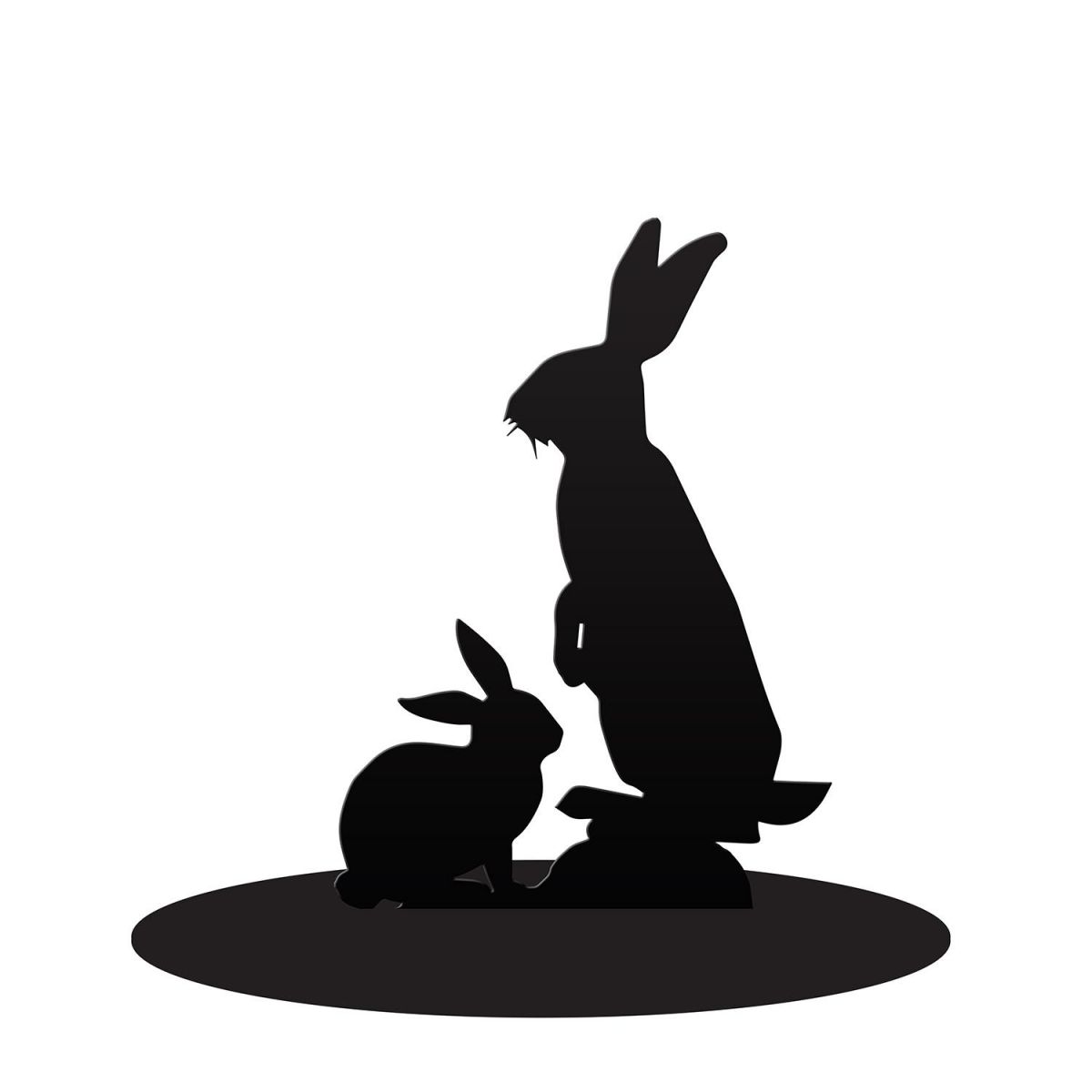 Rabbit Door Stop Created Out of Iron