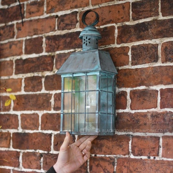 Search Light Inspired Flush Wall Lantern To Scale