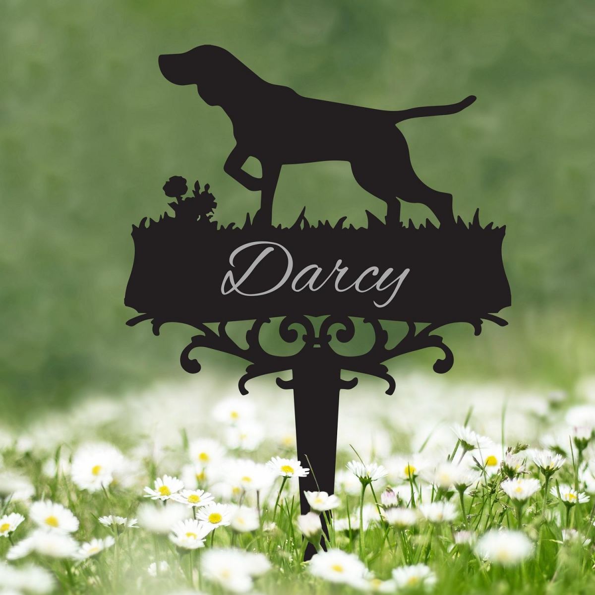German Shorthaired Pointer Memorial Ground Spike