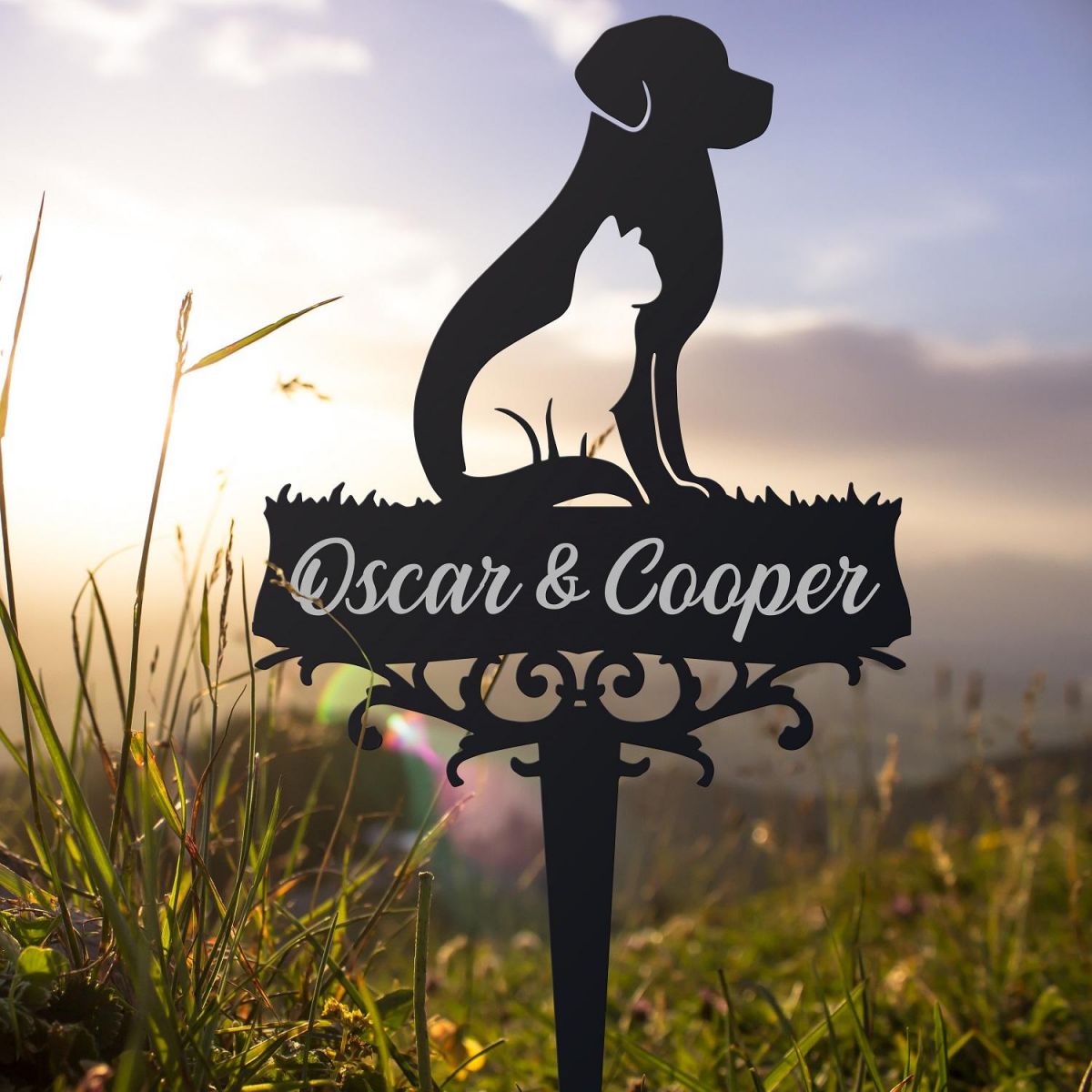 Cat & Dog Memorial Spike 