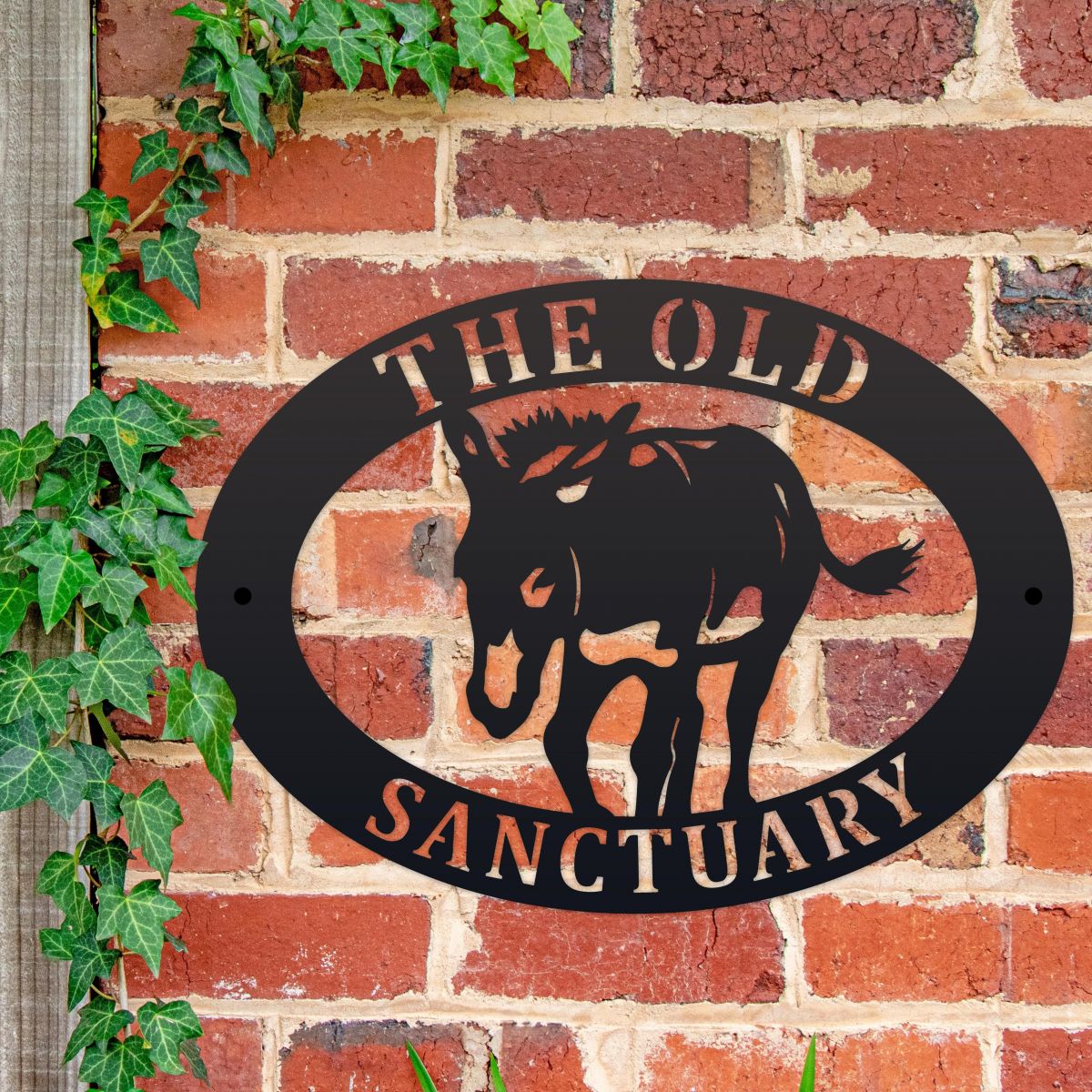 House Name Sign with Donkey Design 