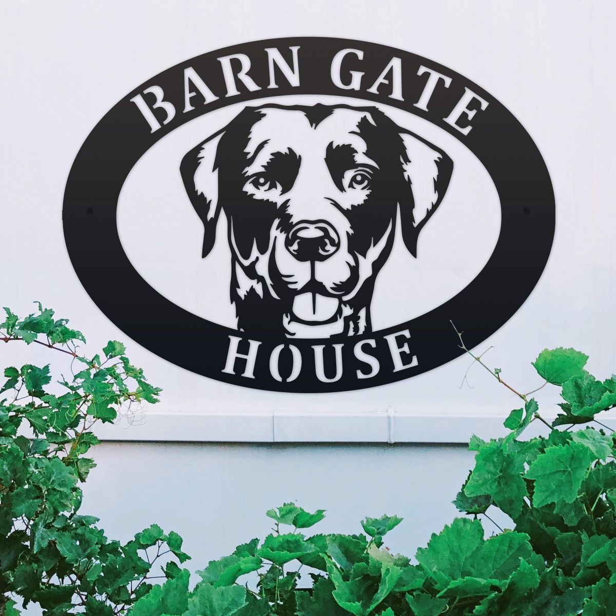 Labrador Oval House Name Sign 