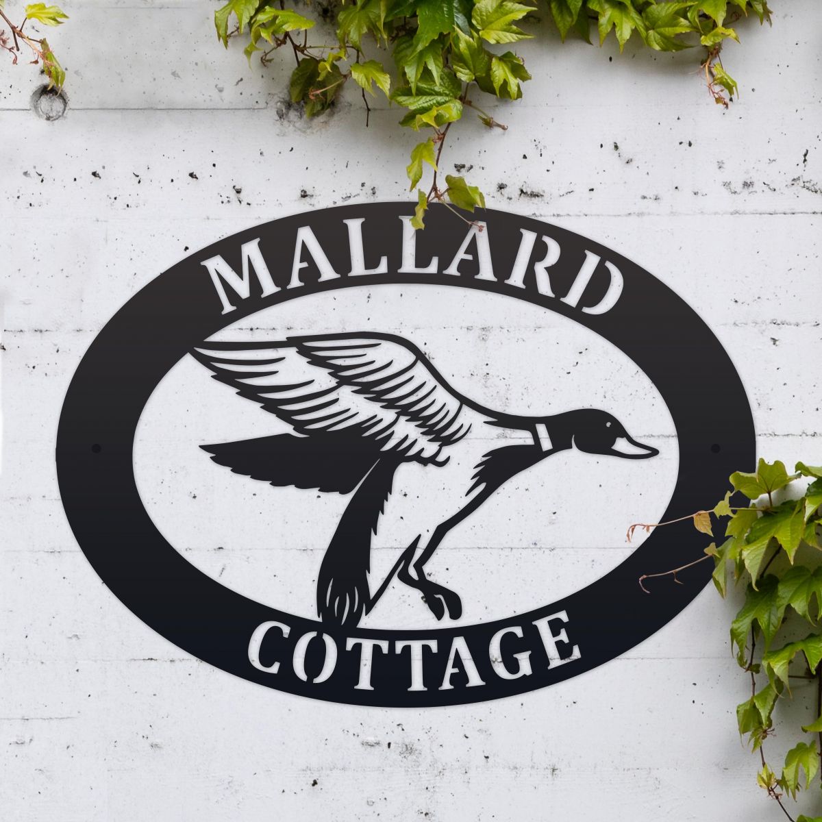 Personalised House Name Sign in Situ 