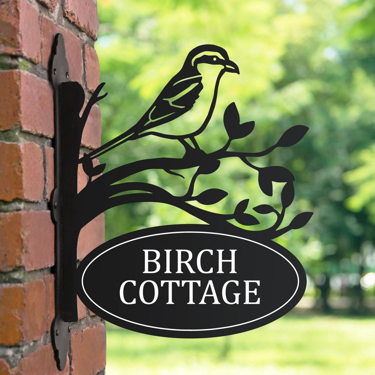 Great Grey Shrike House Name Sign 