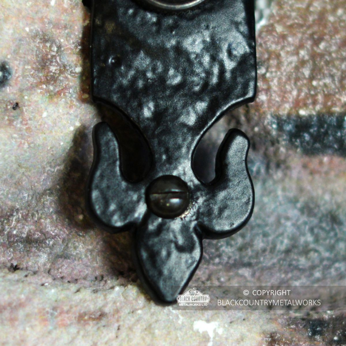 Close-up of the Fleur De Lys Design