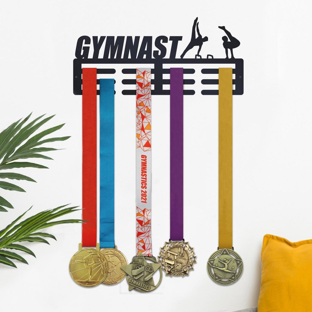 Male "Gymnast" Sports Medal Hanger 