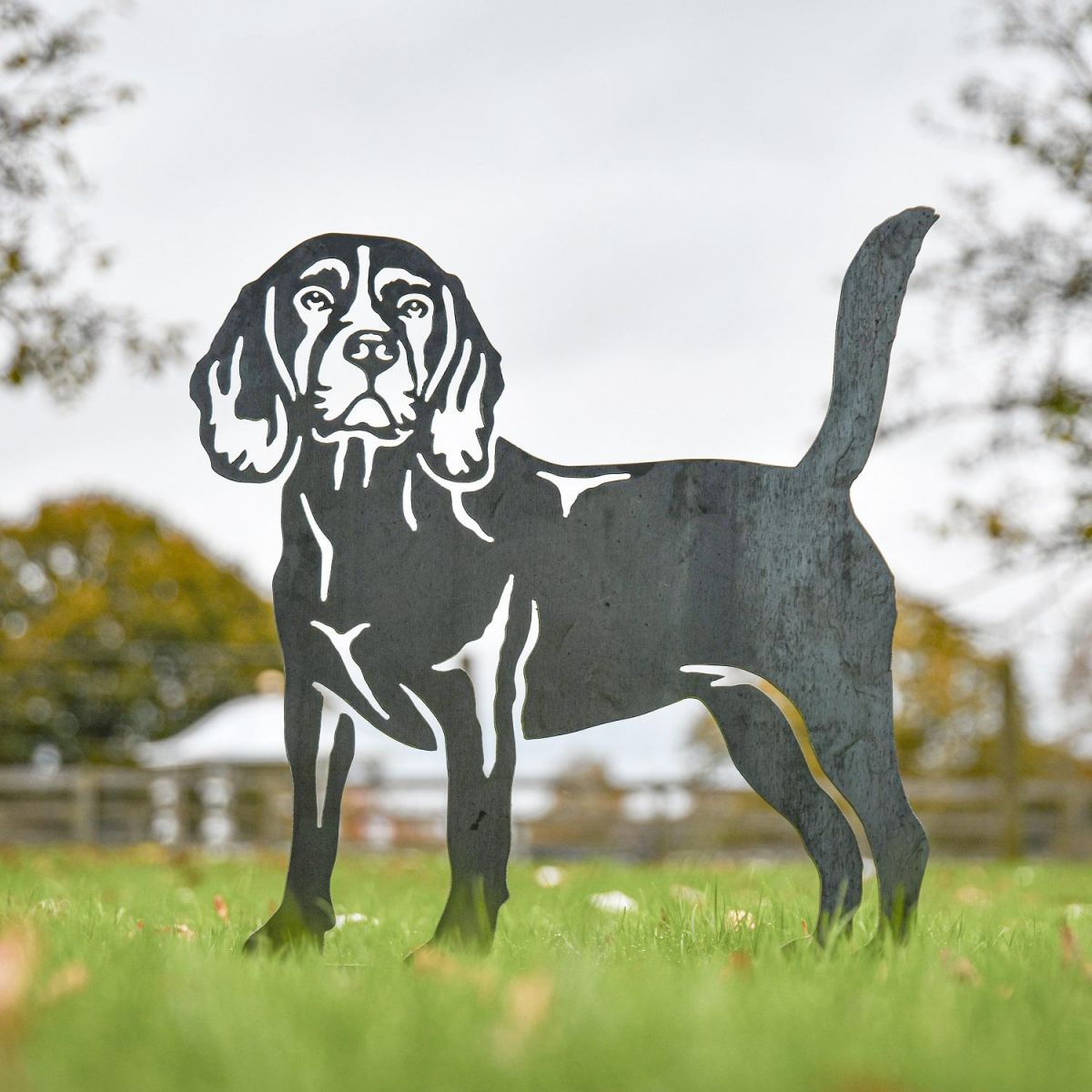 Unfinished Metal Beagle Silhouette 
