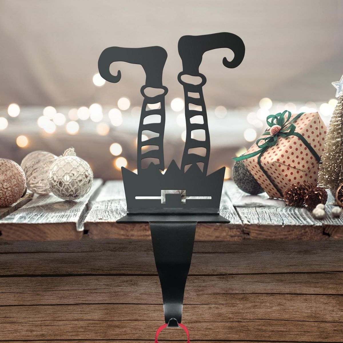 Stocking Holder "Gingersnap" in Black 