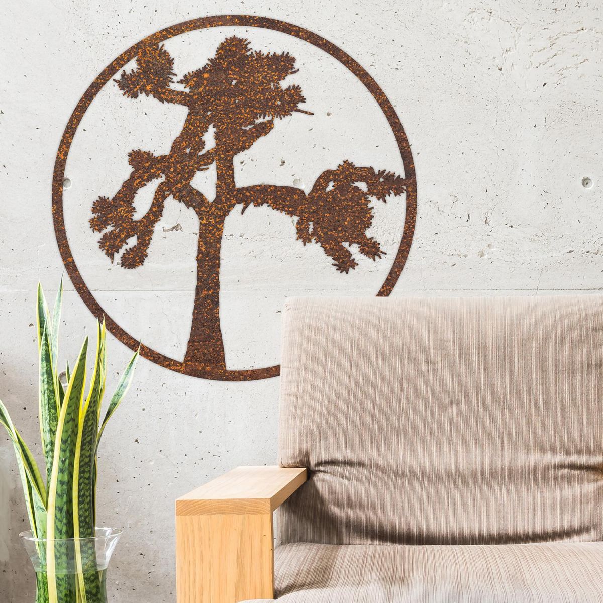 Joshua Tree Wall Art on a White Wall