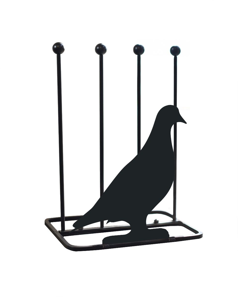 Steel "Pigeon" Welly Boot Rack Design