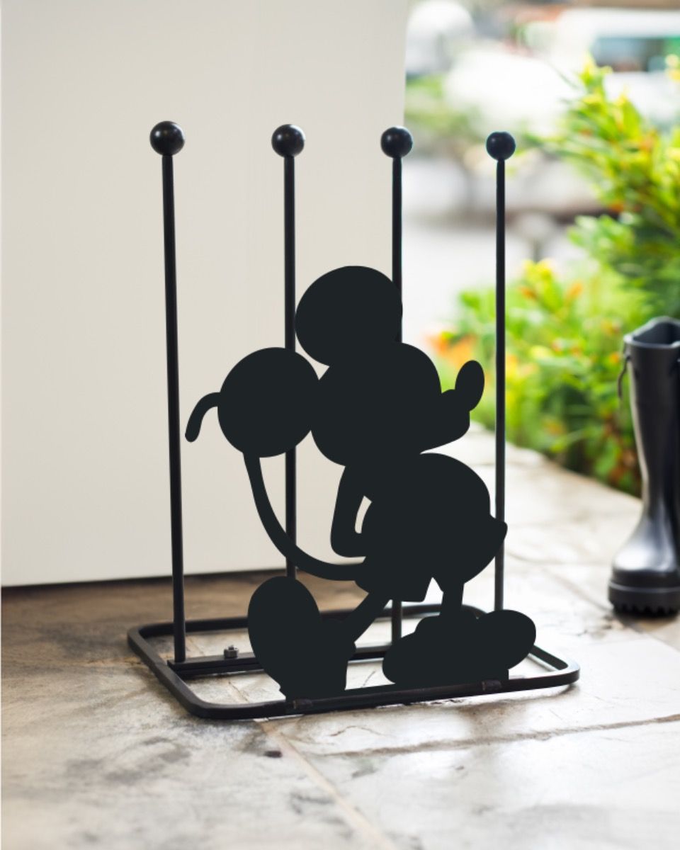 Steel "Animated Mouse" Welly Boot Rack Exterior