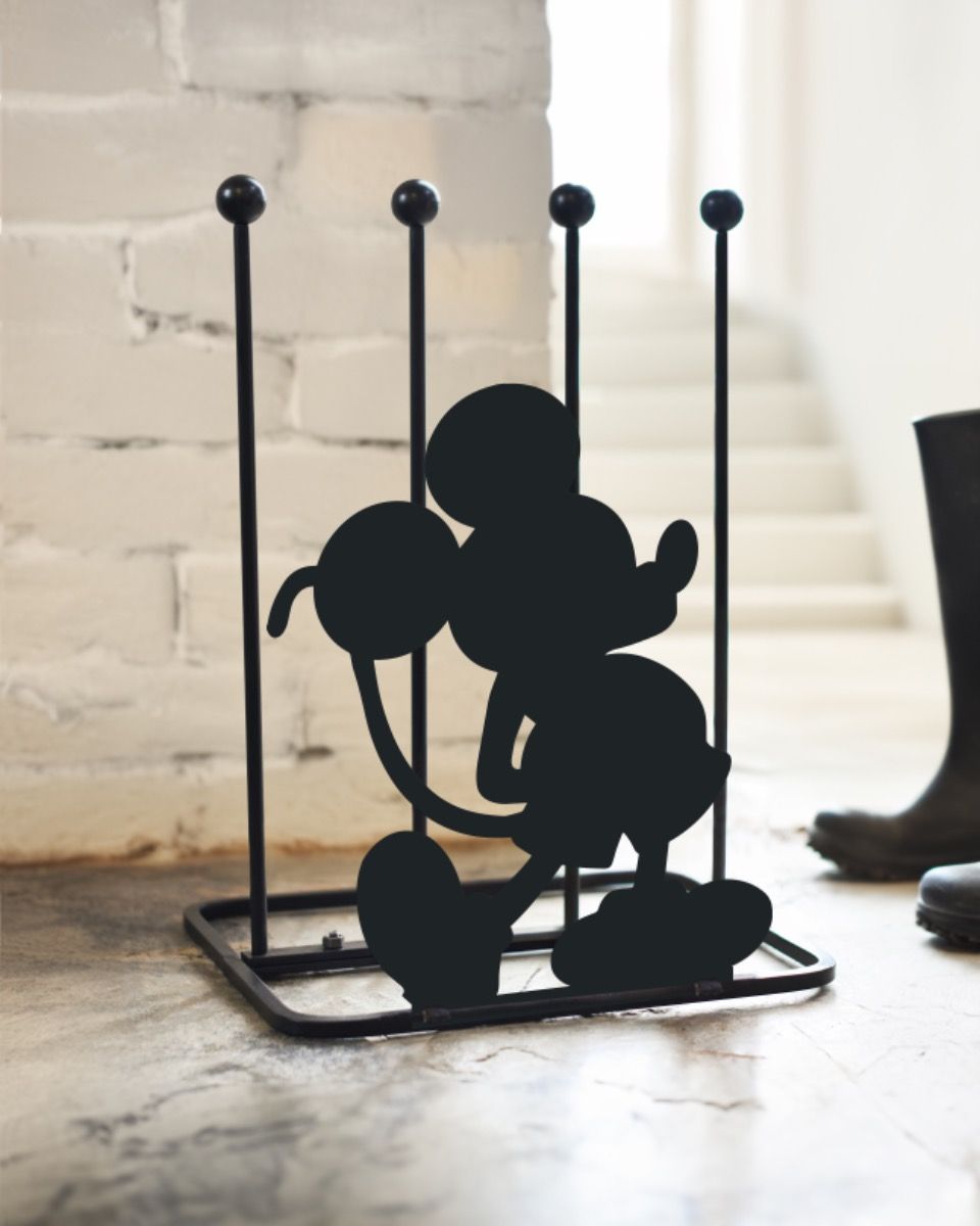 Steel "Animated Mouse" Welly Boot Rack In-Situ