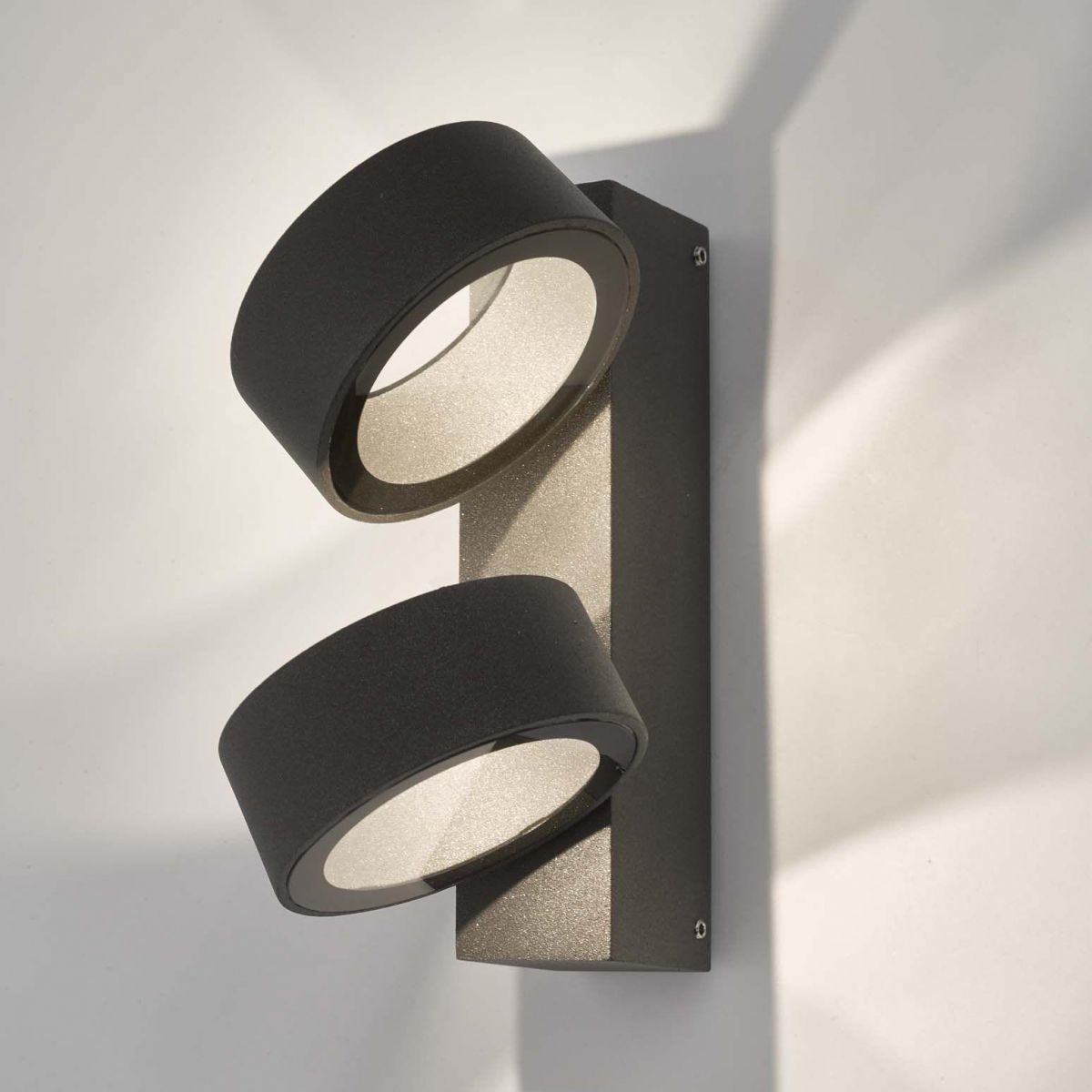 Urban Wall Light with the Heads Rotated