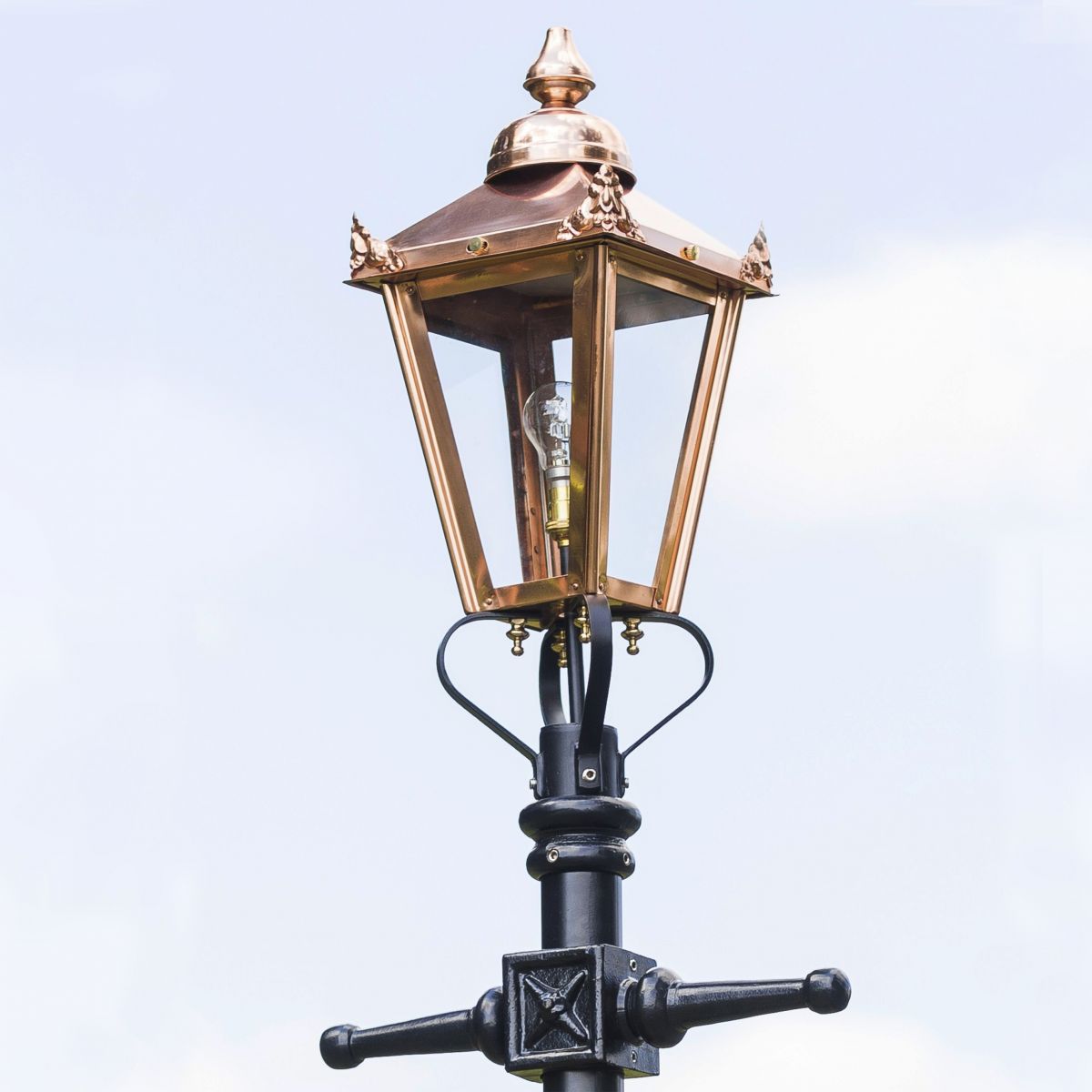 Genuine copper Victorian lantern