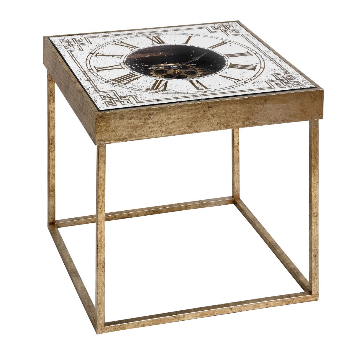 Vintage Style Clock Table