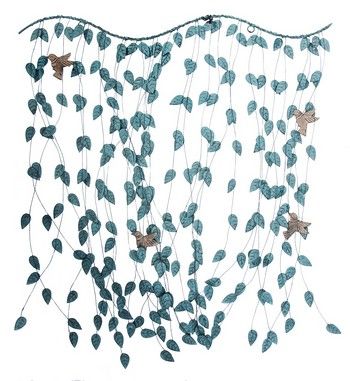 Hanging Waterfall Leaves Wall Art