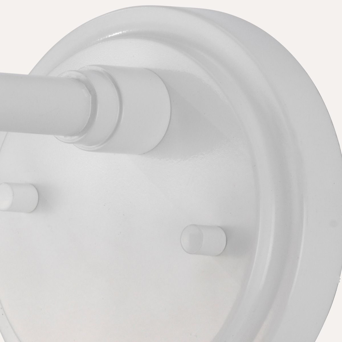 Close Up of White Wall Light