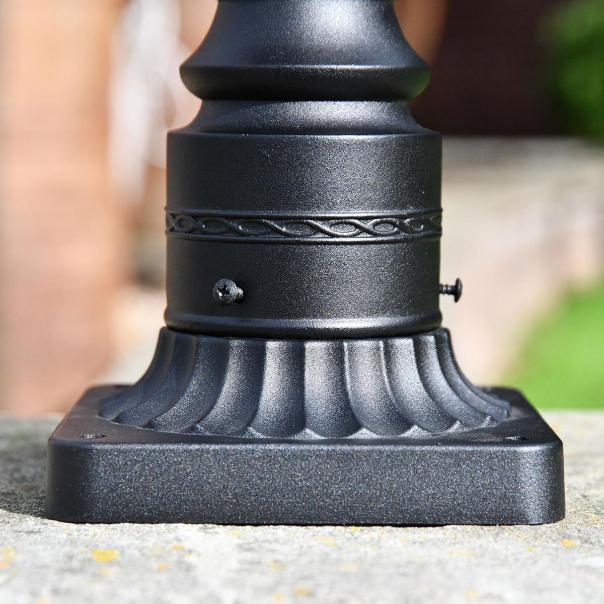 Close-up of the Base of the Pillar Light