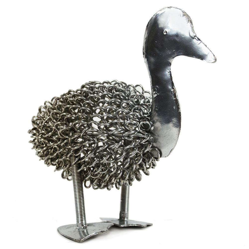 Wire Duck Sculpture