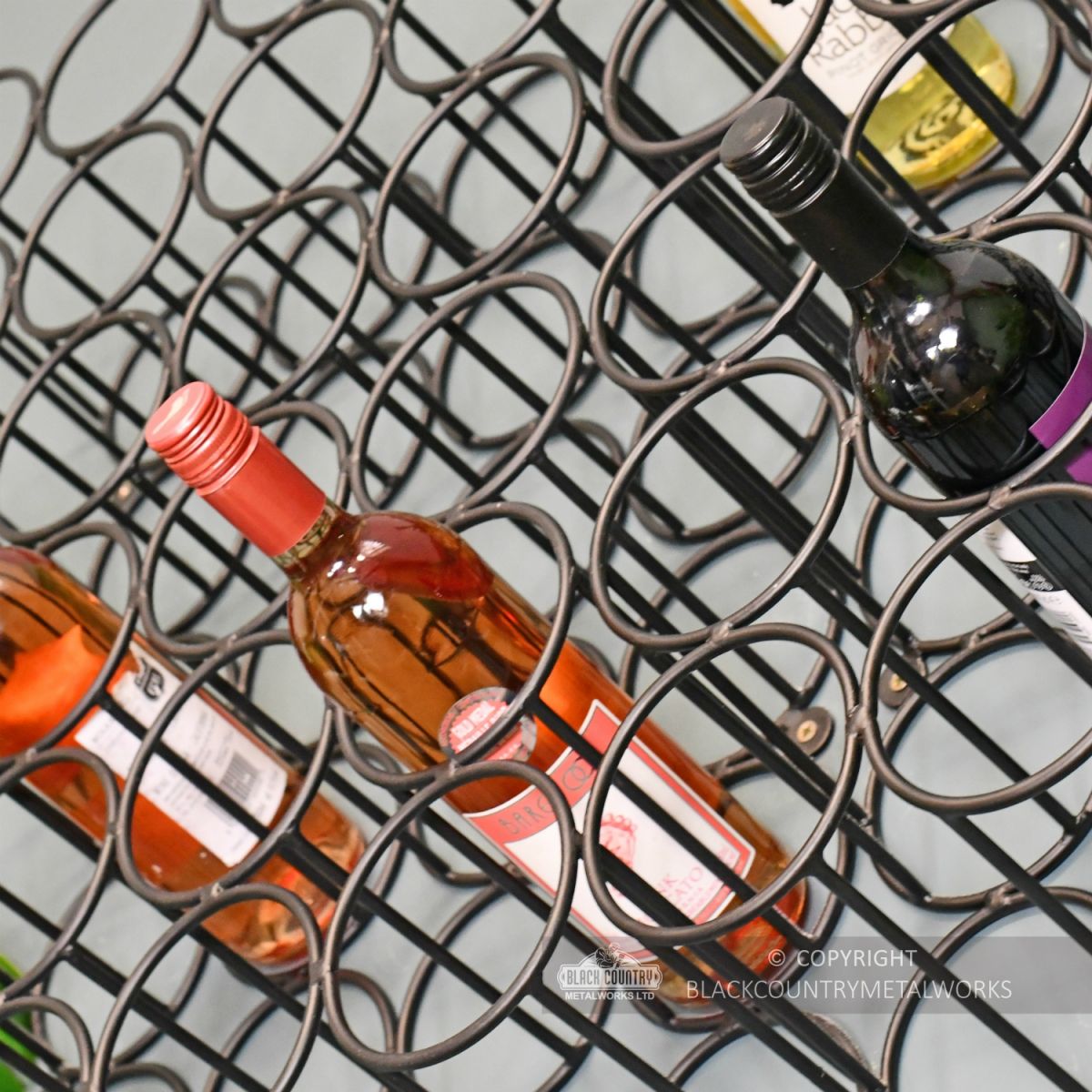 Cellamagic Wall Mounted Wine Rack Close Up