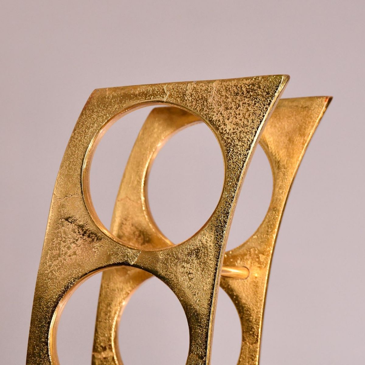  Gold “Serena” Curved Wine Rack 