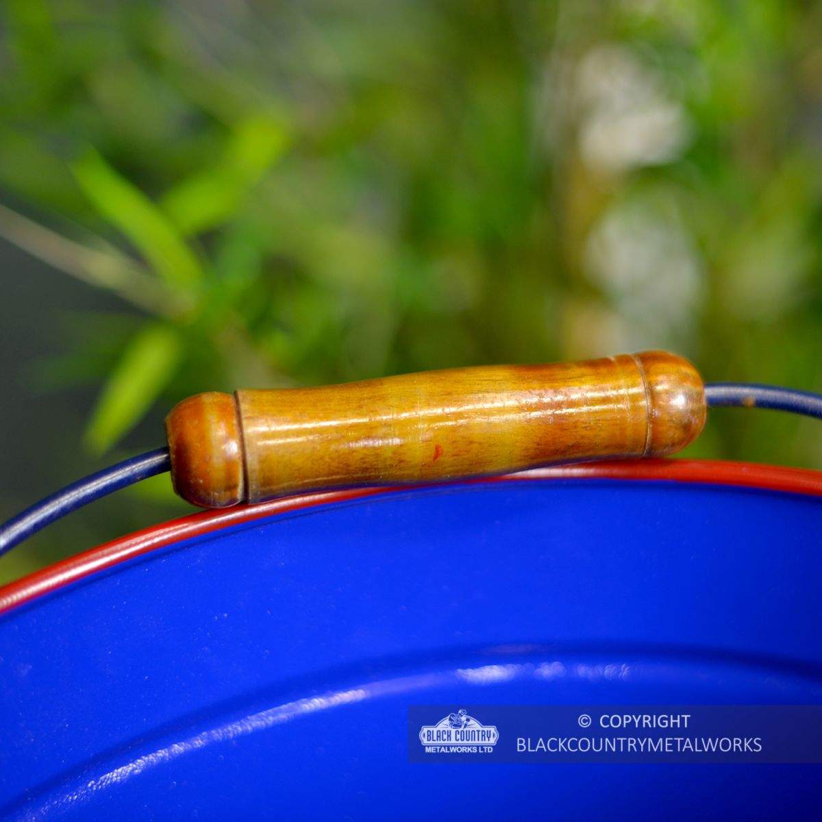 Close-up of the Wooden Handle