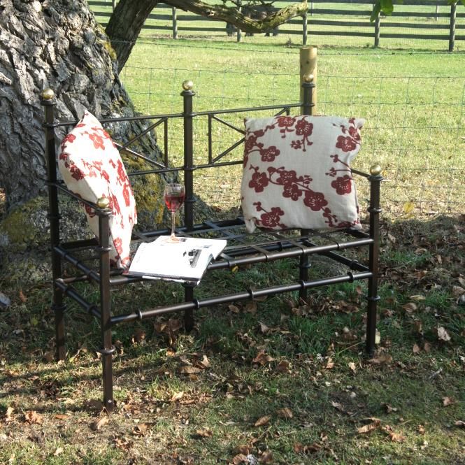 "Ylang Ylang" Garden Bench in Situ in the Garden